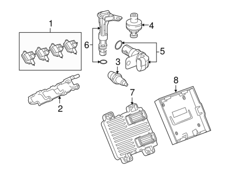 12591720 GM (Engine Camshaft Position Sensor)