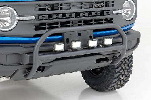 51048 Rough Country (NUDGE BAR | 20 INCH CHROME SINGLE ROW LED | FORD BRONCO 4WD (21-22))