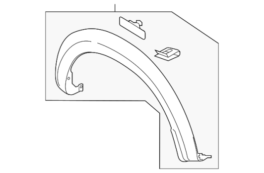 ML3Z9929164AA Ford (WHEEL OPENING MOLDING)