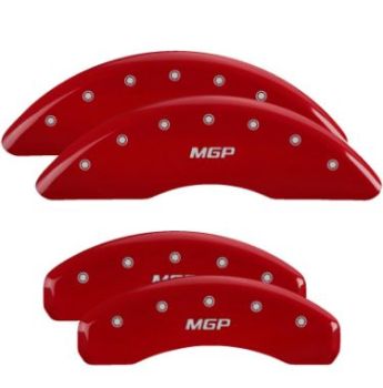 55006SMGPRD Mgp Caliper Covers (Copripinza in alluminio rosso logo MGP anteriori e posteriori)