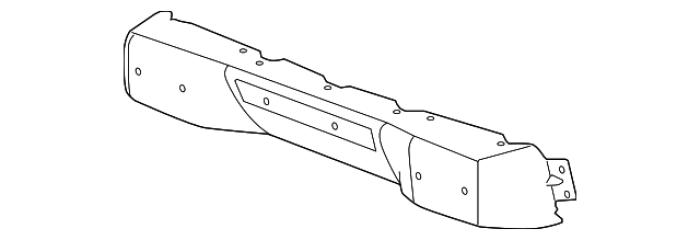 15814973 GM (Front Bumper Impact Bar)