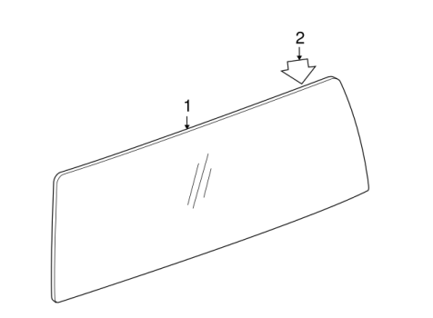 15821209 GM (Rear Window w/ privacy)