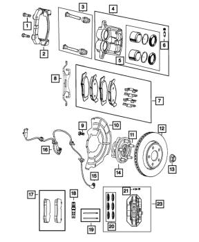 68256679AC Mopar (ROTOR)