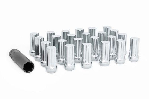 ATD0419L24 Rough Country (M14X1.5 WHEEL INSTALLATION KIT W/ LUG NUTS AND SOCKET KEY | CHROME, 24-COUNT)