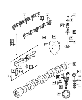 5045516AA Mopar (PUSH ROD EXHAUST VALVE)
