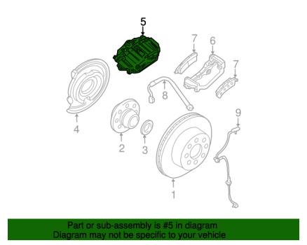 84191288 GM (CALIPER ASM-RR BRK)