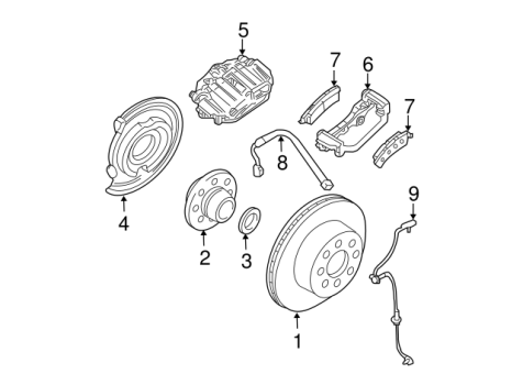 84191288 GM (CALIPER ASM-RR BRK)
