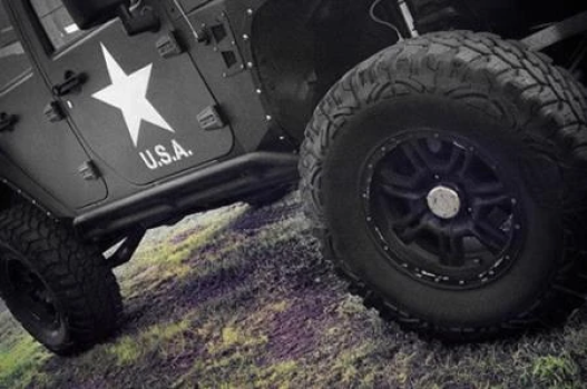 76644 Smittybilt (SRC Rocker Guards- Black Textured)