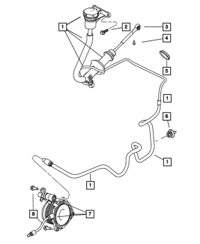4668897AD Mopar (CLUTCH SLAVE CYLINDER)