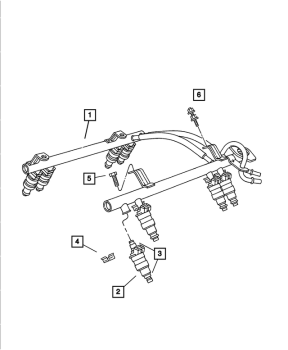 4854181 Mopar (FUEL INJECTOR)