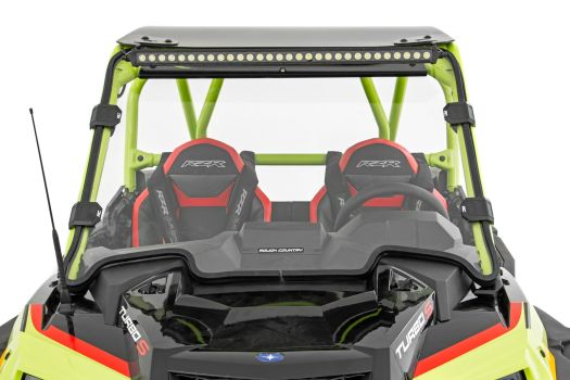 98112110 Rough Country (FULL WINDSHIELD | SCRATCH RESISTANT | POLARIS RZR TURBO S (19-21))