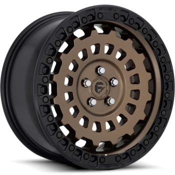D6341780C5+38 Fuel (Wheel Fuel D634 Zephyr 17X8 5X114.3 38mm Matte Bronze Black Bead Ring)