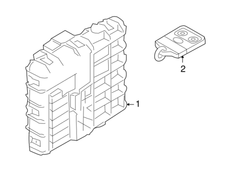 8L3Z15K601B Ford (KEYLESS ENTRY TRANSMITTER)