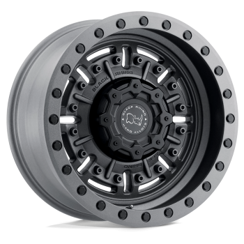 1795ABR-85127G71 Black Rhino (Abrams 17X9.5 5X127 -18 mm Textured Matte Gunmetal)