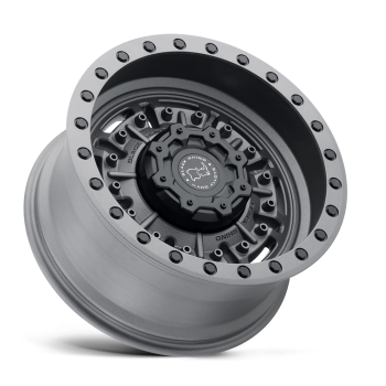 1795ABR-85127G71 Black Rhino (Abrams 17X9.5 5X127 -18 mm Textured Matte Gunmetal)