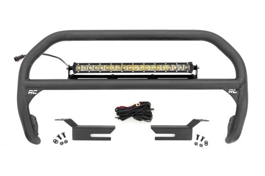 51048 Rough Country (NUDGE BAR | 20 INCH CHROME SINGLE ROW LED | FORD BRONCO 4WD (21-22))