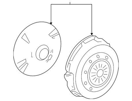JR3Z7B546A Ford (CLUTCH ASY)