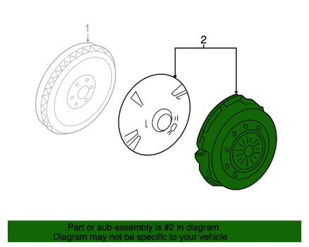 JR3Z7B546A Ford (CLUTCH ASY)