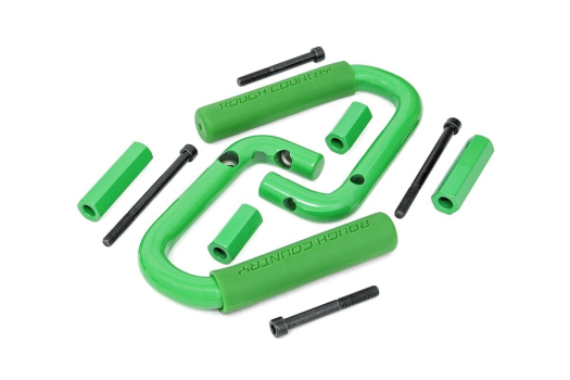 6501GREEN Rough Country (Front Solid Steel Grab Handle - Green)