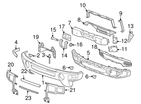 25926746 GM (SEAL-FRT BPR FASCIA)
