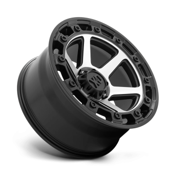 XD86221068518N XD Wheels (Raid 20X10 6X139.7 -18 mm Satin Black Machined)