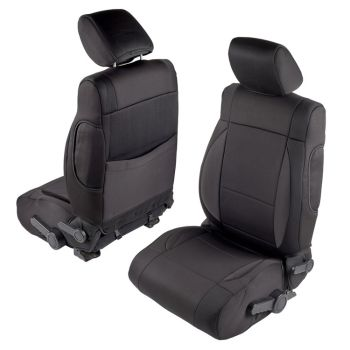471801 Smittybilt (Neoprene Front and Rear Seat Cover Kit (Black/Black))