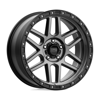 KM54479050412N KMC Wheels (Cerchio KMC Mesa Nero satinato con tinta grigia 17X9 -12 Offset)