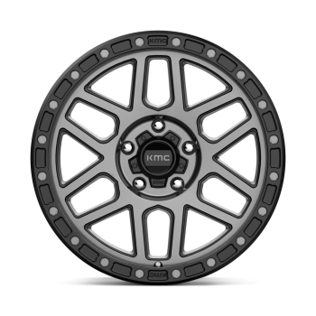 KM54479050412N KMC Wheels (KM544 Mesa 17X9 5X127 -12 mm Satin Black With Gray Tint)