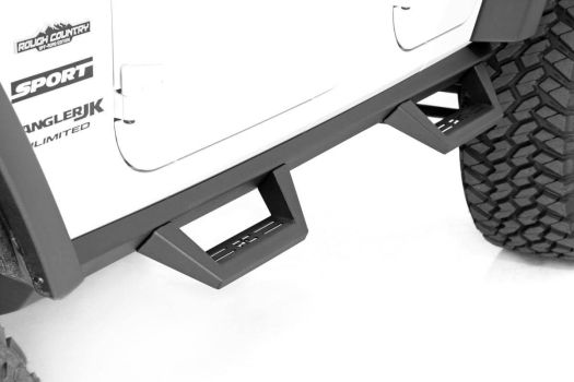 90765B Rough Country (Contoured Drop Steps - 4 Door)