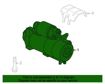 89017844 GM (STARTER, REMANUFACTURED)