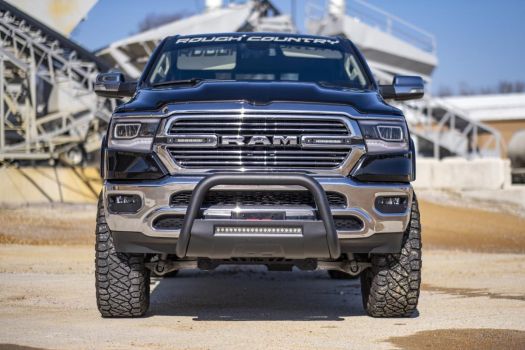 B-D4091 Rough Country (BLACK LED BULL BAR | RAM 1500 2WD/4WD)