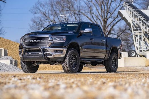 B-D4091 Rough Country (BLACK LED BULL BAR | RAM 1500 2WD/4WD)