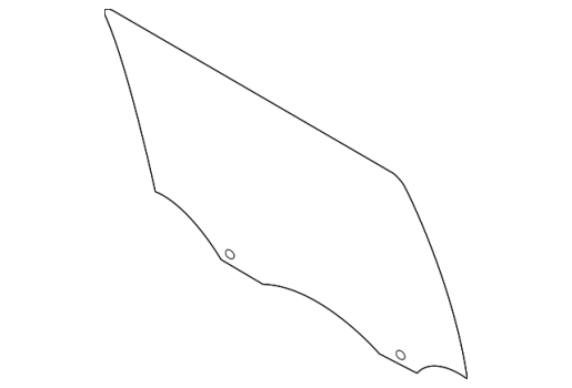 FL3Z1625712G Ford (DOOR GLASS)