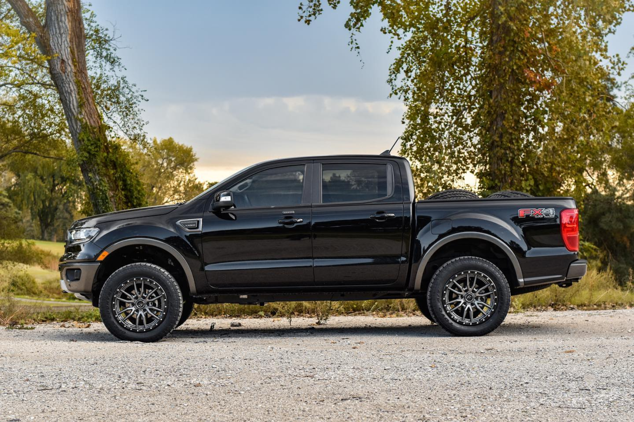 Ford Ranger T8 with Fuel Rebel Anthracite Rims and Booster Kit