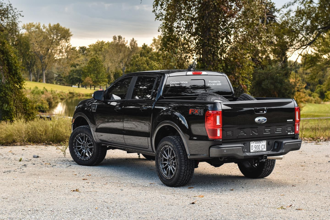 Ford Ranger T8 with Fuel Rebel Anthracite Rims and Booster Kit