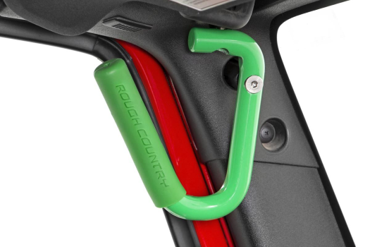 6501GREEN Rough Country (Front Solid Steel Grab Handle - Green)