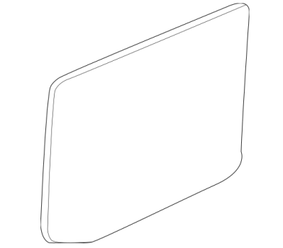15094403 GM (Door Glass - Rear Driver Side (Left) w/ Privacy)