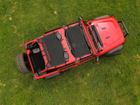 85120 Rough Country (MESH BIKINI TOP PLUS | BLACK | JEEP WRANGLER JL 4WD (2018-2022))