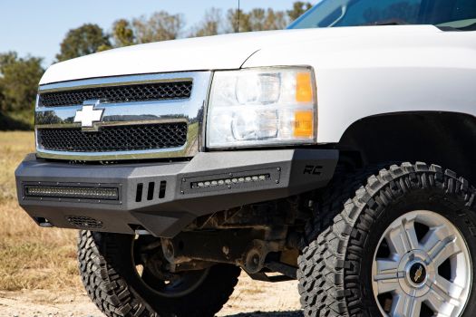 10911 Rough Country (FRONT HIGH CLEARANCE BUMPER | BLK LEDS | CHEVY SILVERADO 1500 (07-13))