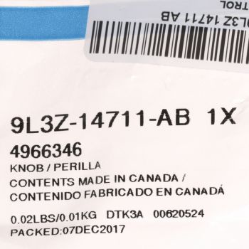 9L3Z14711AB Ford (KNOB   CONTROL)