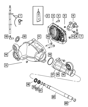 52111338AC Mopar (WHEEL SEAL)