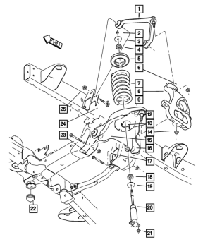 52106559AF Mopar (CONTROL ARM)
