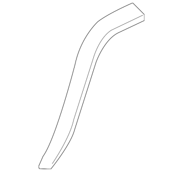 15822889 GM (Wheel Opening Front Molding - Passenger Side (Right))