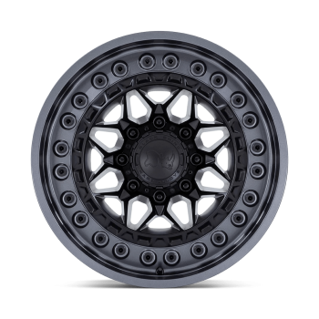 BR008MA20105018N Black Rhino (Alpha 20X10 5X127 -18 mm Matte Black With Gunmetal Lip)