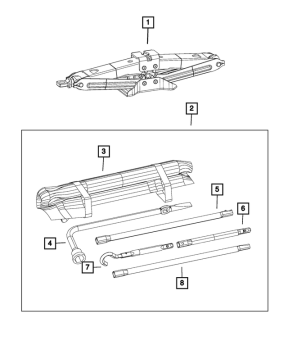 68310126AA Mopar (Jack Tool Kit)