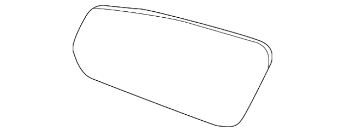 BR3Z17K707B Ford (Door Mirror Glass - Driver side (Left))