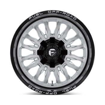 D79820009847 Fuel (Wheel Fuel D798 Arc 20X10 6X135 6X139.7 -18 mm Silver Brushed Face With Milled Black Lip)