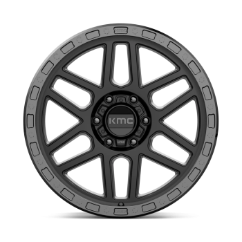 KM54478568700 KMC Wheels (KM544 Mesa 17X8.5 6X139.7 0mm Satin Black With Gloss Black Lip)