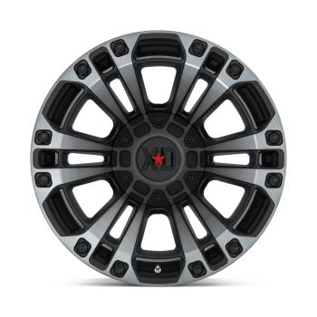 XD85129086418 XD Wheels (Cerchio XD851 Monster 3 Nero satinato 20X9 +18 Offset)