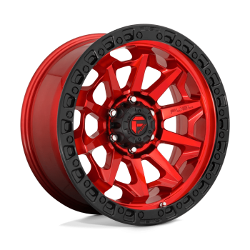 D69518908950 Fuel (Wheel Fuel D695 Covert 18X9 6X135 1mm Candy Red Black Bead Ring)